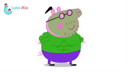 colorear La Fiesta de Halloween en Casa de Peppa Pig halloween 2015