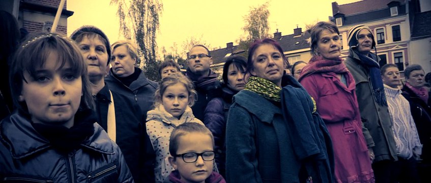 Extrait de Orchies, rassemblement émouvant en hommage aux victimes des attentats...