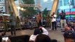 Ethiopia Abnet Girma (aka Tinishu Tilahun) singing on stage for Ethiopian crowd