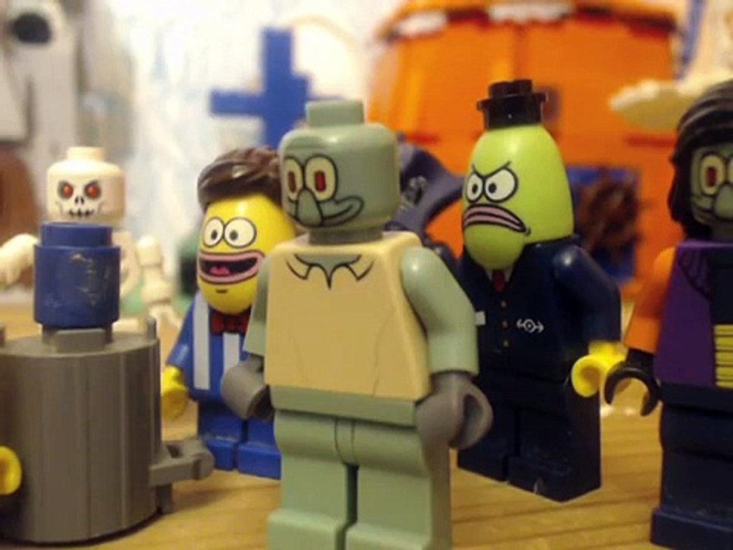Lego Spongebob Christmas part 2 - Dailymotion Video