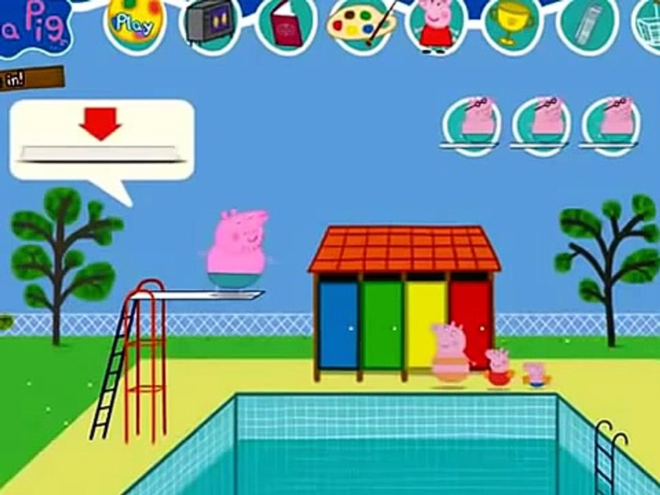YouTube Capture Peppa Pig Il Bagno In Piscina YouTube Capture