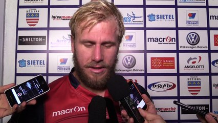 9° journée de proD2 ASBH - Carcassonne réaction Conrad Marais