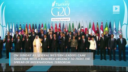 Terror Concerns Top Economic Ones At G20
