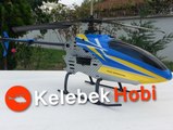 Büyük Kameralı Çift Rotorlu Coaxial Rc Uzaktan Kumandalı Model Maket Helikopter