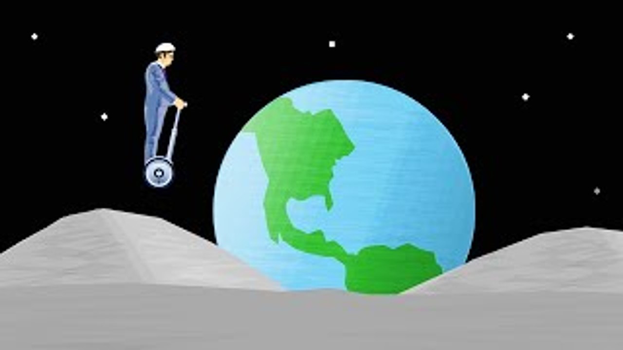 KWEBBELKOP-MOON GRAVITY CHEAT! (Happy Wheels #30)