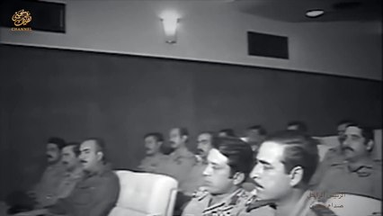 صدام حسين يصف ايران بالجار العار في حديثة مع الطي�