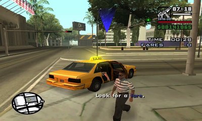 GTA San Andreas (Cro Srb Bih) EP 11 Taxi missija
