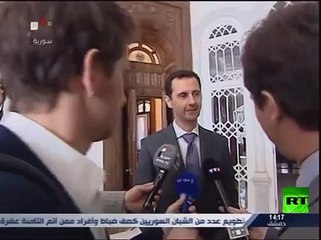 الأسد: نتقدم بالتعازي الى أسر فرنسية فقدت أعزاء لها في هجمات باريس