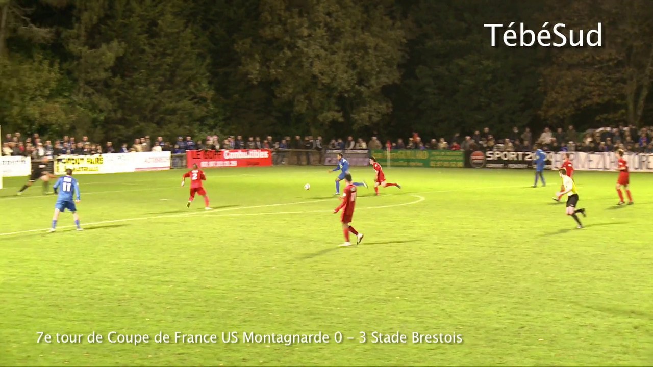 Football. Coupe de France. US Montagnarde - Stade Brestois