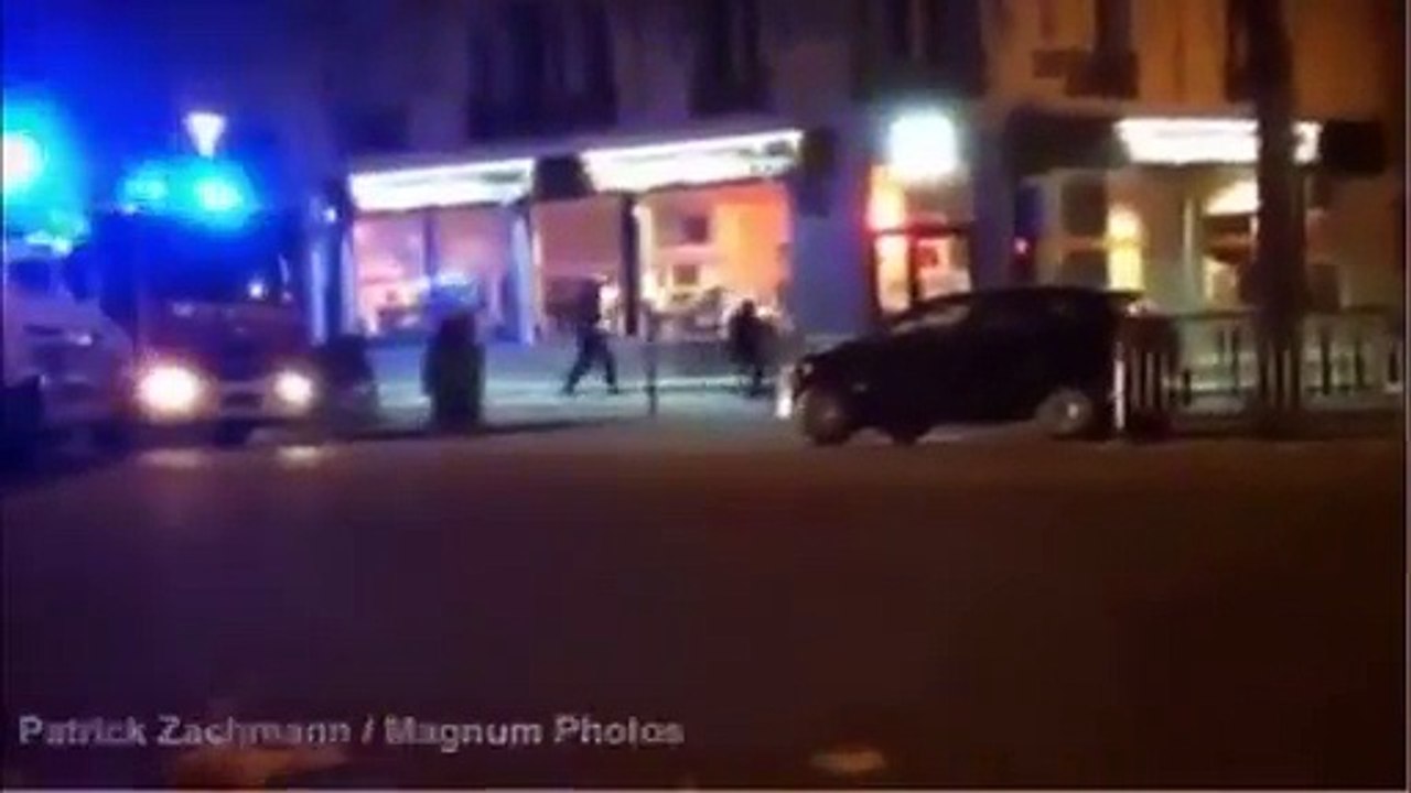 Photographer Captures Gunfight Outside Bataclan in Patis