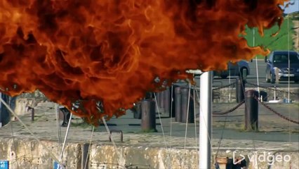 MOTORCYCLE BIKER GETS AN RKO FROM HELL!