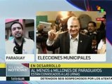 Hay poca participación en elección municipal paraguaya