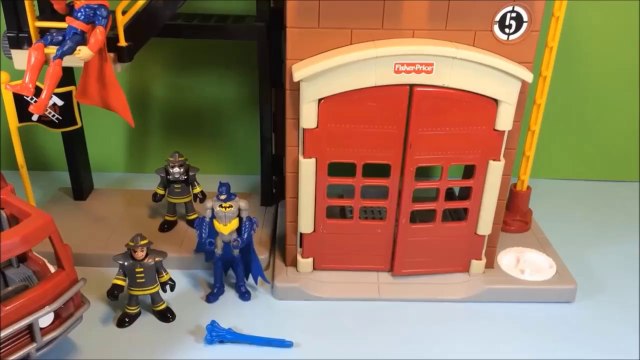 Imaginext toys batman superman toys fireman fire station Speelgoed 장난감 игрушки spel superheroes