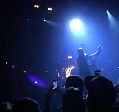 Moment gunmen began firing at Eagles of Death Metal