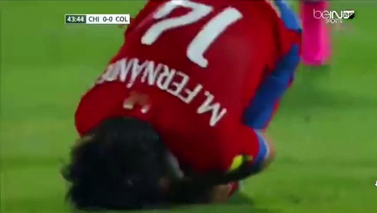 Arturo Vidal Goal Chile-Colombia 1-0 Qualification (2015)