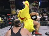 Lex Luger & Dungeon of Doom attacks Randy Savage, WCW Monday Nitro 13.11.1995