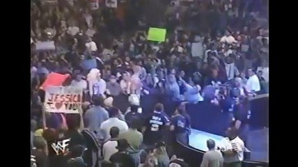 Ivory and Miss Kitty (w/ Jeff Jarrett) vs. Mae Young and The Fabulous Moolah