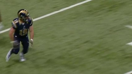 Rams Wes Welker gets his first catch of the season
