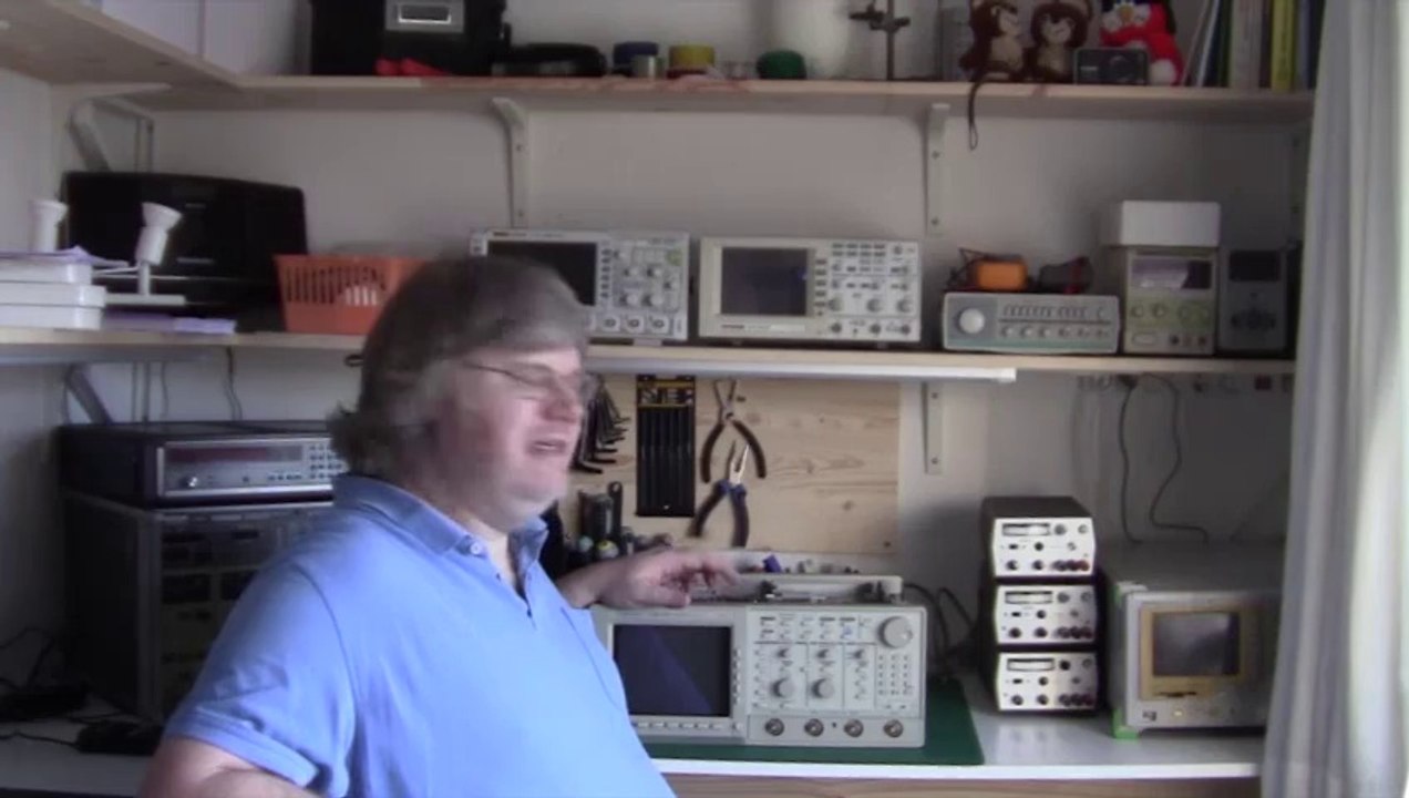 My electronics lab before the new layout