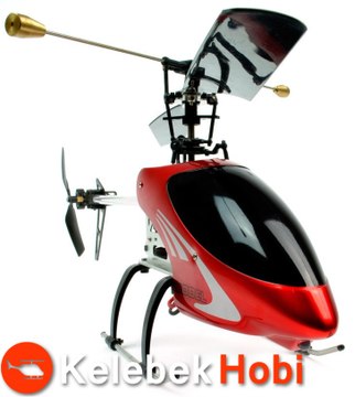 Rc Uzaktan Kumandalı Helikopter. Tek Rotorlu, Metal Gövdeli, 4 Kanallı Uçuşa Hazır Model Helikopter