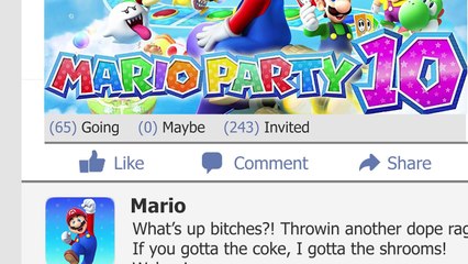 IF VIDEO GAMES HAD FACEBOOK