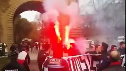 مظاهرة في فرنسا مناهضة للوجود الاسلامي في فرنسا