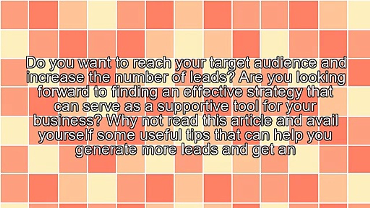 Lead Generation - An Effective Way to Boost Your Sales