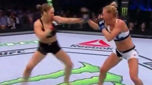 #UFC193 - Holly Holm TKO Knockout vs Ronda Rousey -CRAZY KNOCKOUT!!!!!