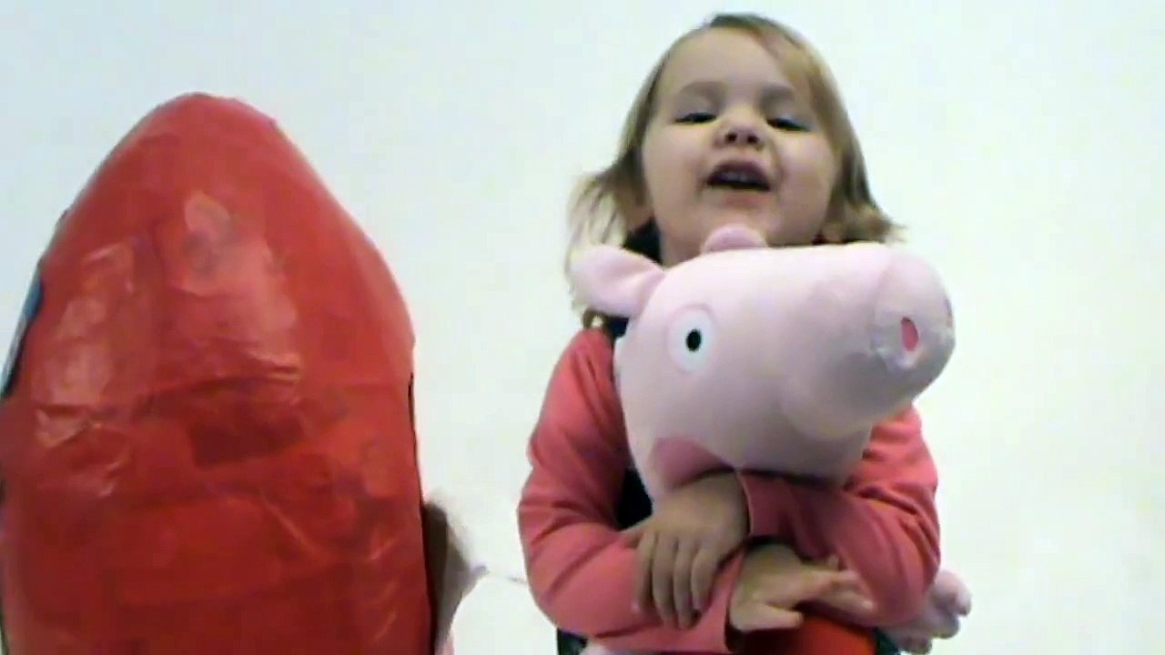 NEW Peppa Pig Huge Giant surprise egg unboxing toys Gigantes juguetes unboxing huevo sorpresa blog