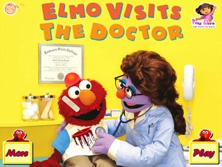 Elmo Visits The Doctor Movie Games For Kids NEW Video