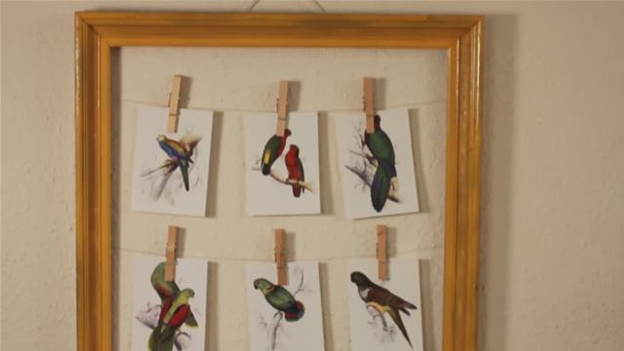 How to Attach Wires to your Picture Frame video Dailymotion