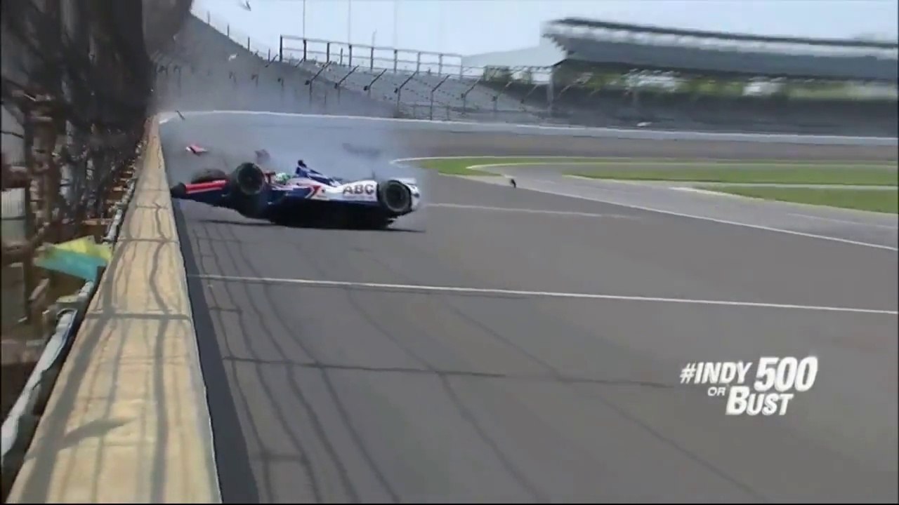 Indycar Crashes 2013 part 1