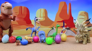The Good Dinosaur Forrest Woodbrush Surprise Egg Party with Arlo and Butch Giving Dinosaur