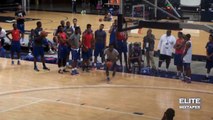 Seventh Woods & Dennis Smith Jr Go At It! Dunk Session at NBPA Top 100 Camp