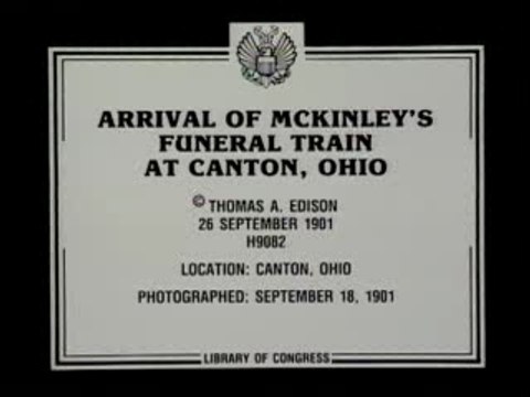 1901 - Arrival Of McKinley's Funeral
