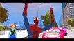 Spiderman & Anna, Elsa Frozen Fun Disney Pixar Lightning McQueen Cars Nursery Rhymes