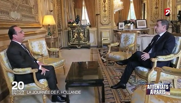 Attentats de Paris : les représentants de la classe politique reçus par François Hollande