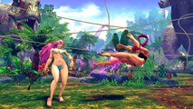 (60fps) C.Viper vs Poison Sexy USF4 Omega Mode Bikini Mod Fight