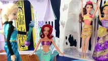 Frozen Color Change Elsa, Anna and Barbie Color Changers Ariel Mermaid, Aurora, Belle Disn