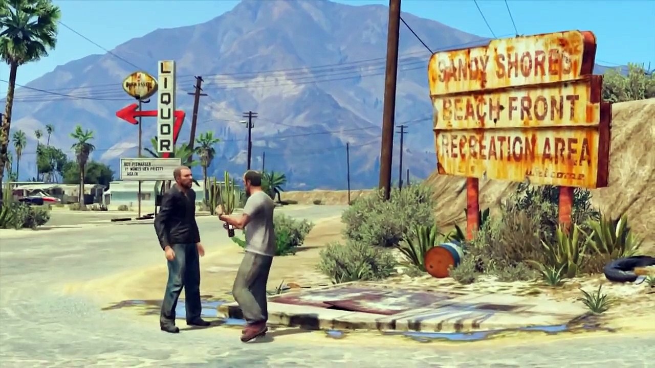 Grand Theft Auto V Trevor Kills Johnny (1080p)
