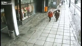 LiveLeak Nurse Lets Handicapped Man in Wheelchair Go Downhill