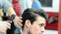 Mens Hair: Modern Slick Back - Faded Undercut | Haircut and Style
