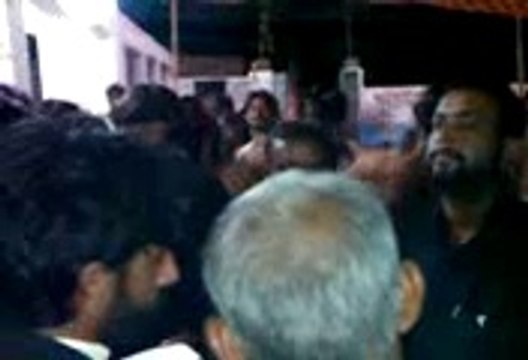 Dr Allah bachayo Resite Noha at Village Ghulam Muhammad Laghari 29 Muharram 1437 hijri