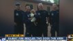 Puppy rescued by firefighters