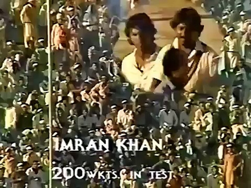 Imran Khan 200th test wicket vs India..!!