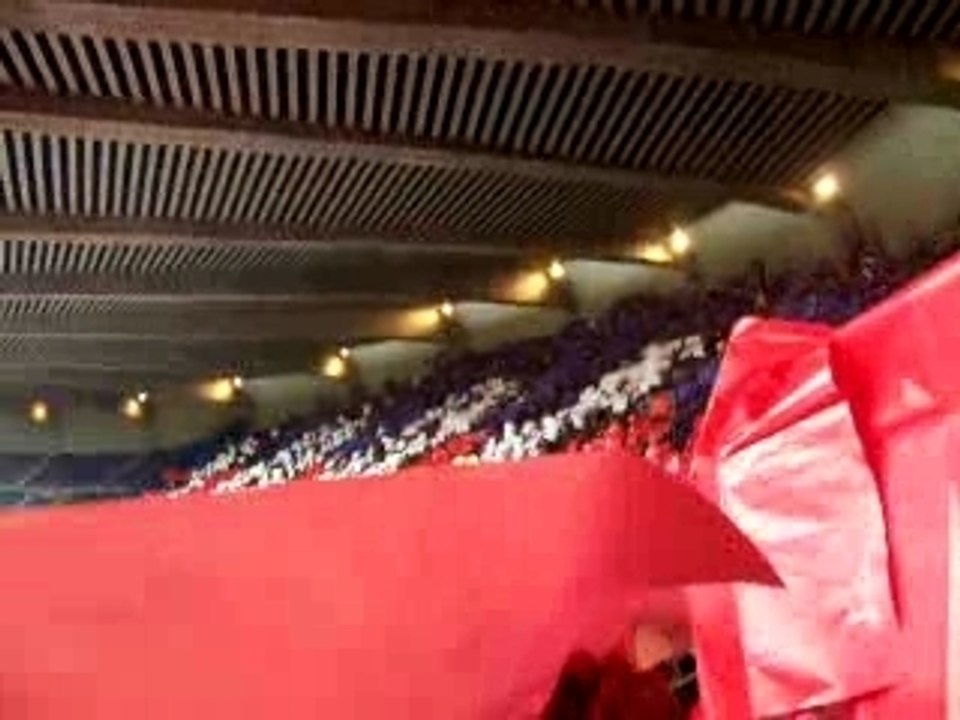tifo geant psg / lyon