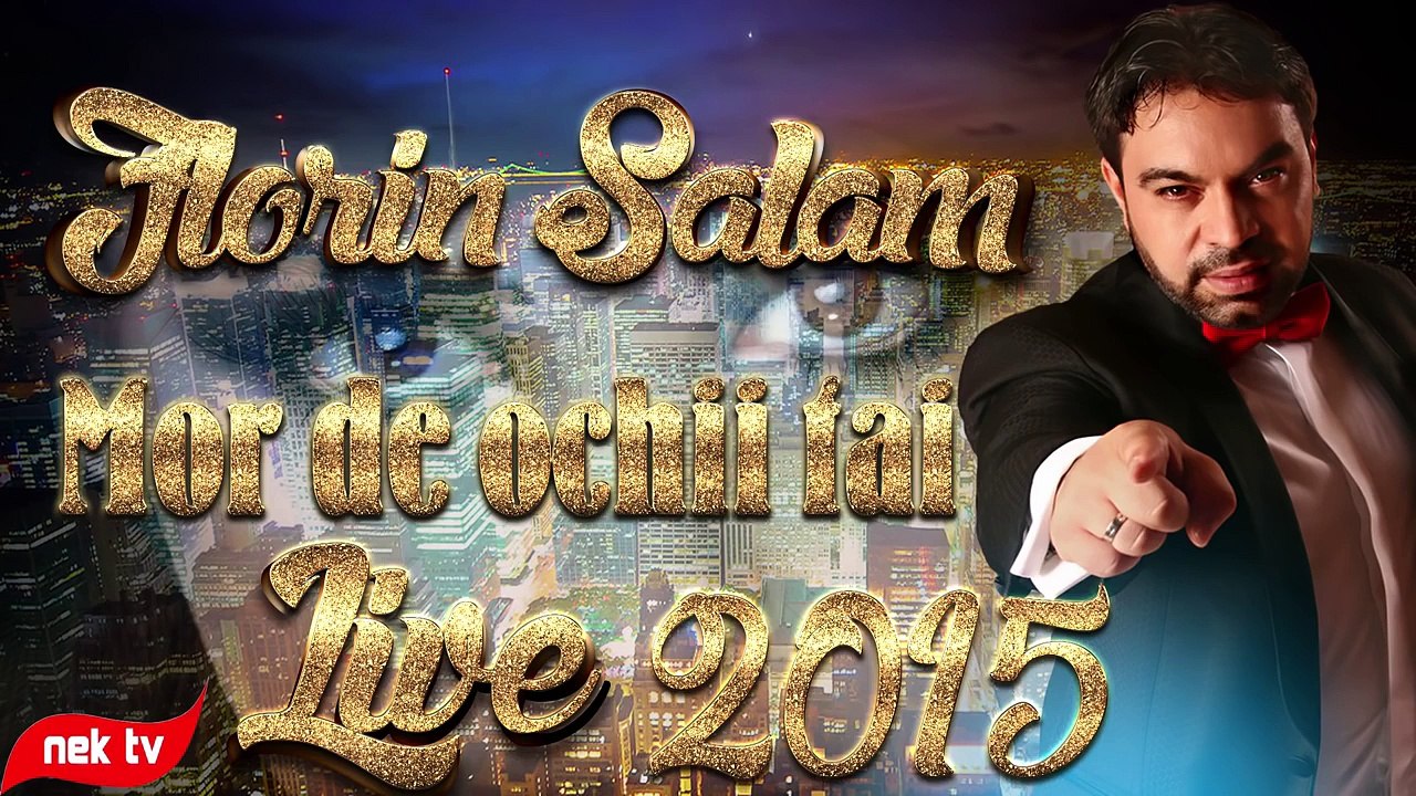 FLORIN SALAM - MOR DE OCHII TAI LIVE by Nek Music