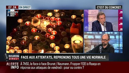 Guénolé, du concret: Attaques à Paris: "La contre-attaque en tant que peuple, c'est de refuser de changer nos vies" - 16/11