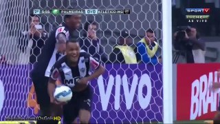 Gols, Palmeiras 2 x 2 Atlético MG Brasileirão 09/05/2015