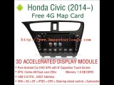 Honda Civic Car Audio System Android DVD GPS Navigation Wifi